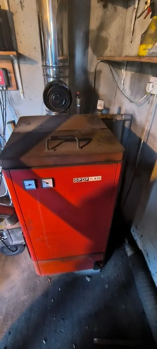 Opop H430 Woodpellet boiler. Free to take away. - Image 1