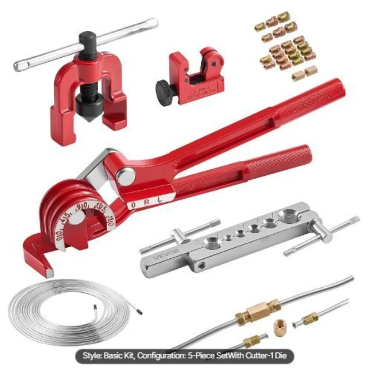 3/16" Brake Line Repair Kit, 45° Single Brake - Image 1