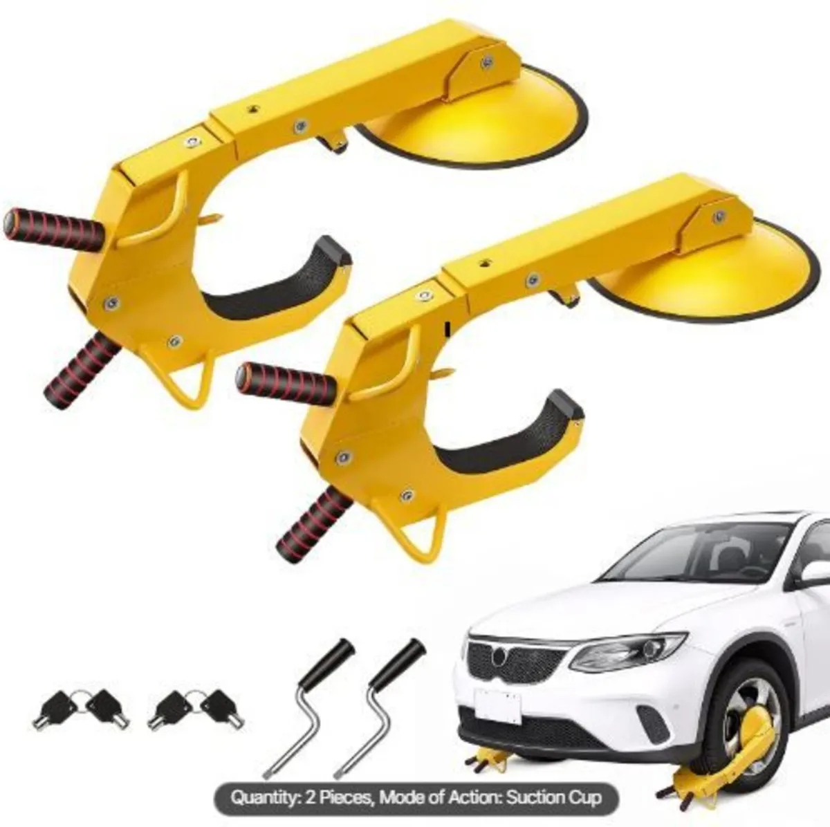 Wheel Lock Clamp, 2-Pack Trailer Wheel Lock - Image 3