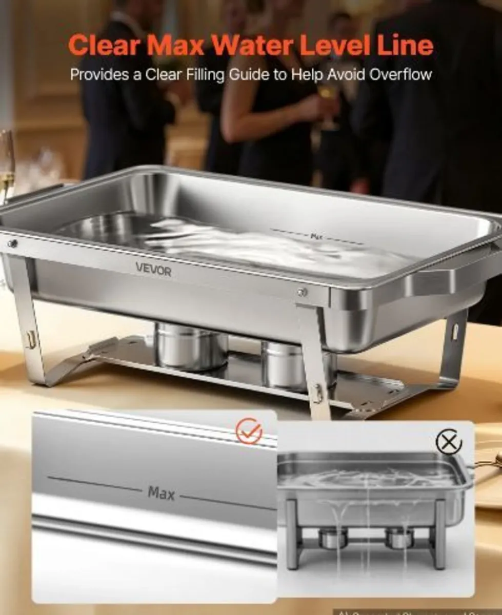3 Packs Chafing Dishes for Buffet Set - Image 2