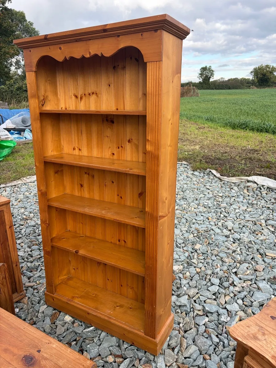 pine book shelf - Image 2