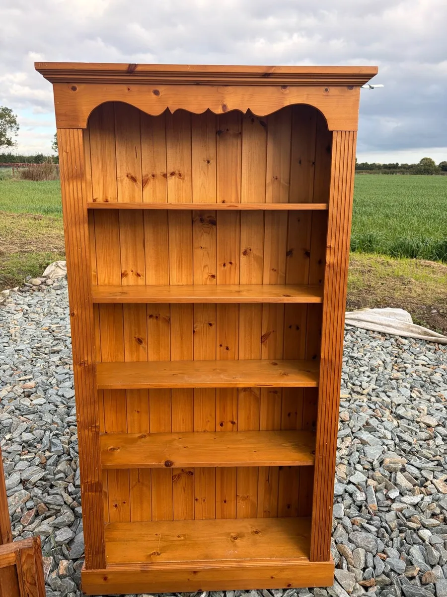 pine book shelf - Image 3