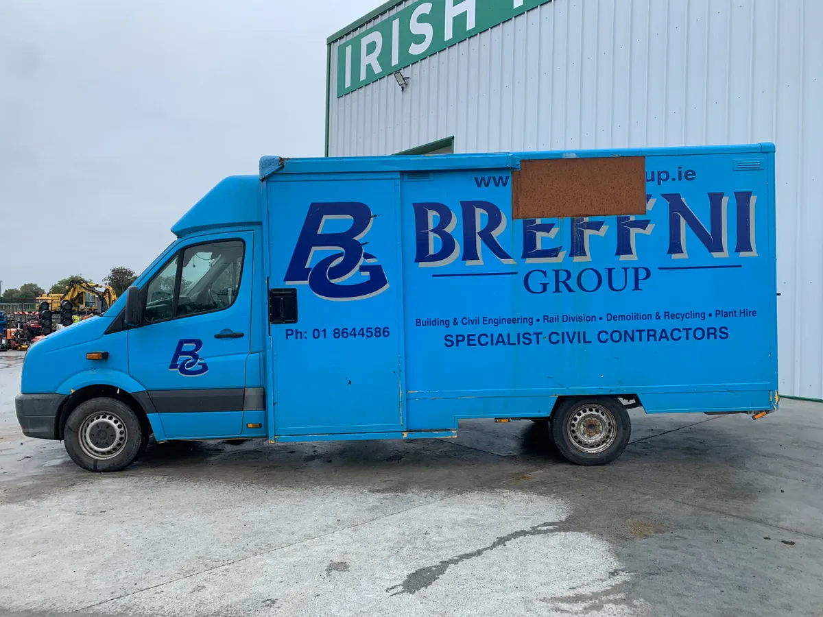 2013 VOLKSWAGEN CRAFTER UTILITY BOX VAN FOR AUCTIO - Image 2