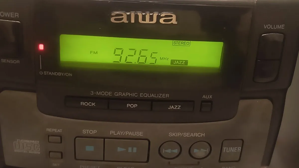 Fm Cassette CD Amplifier Aiwa - Image 2