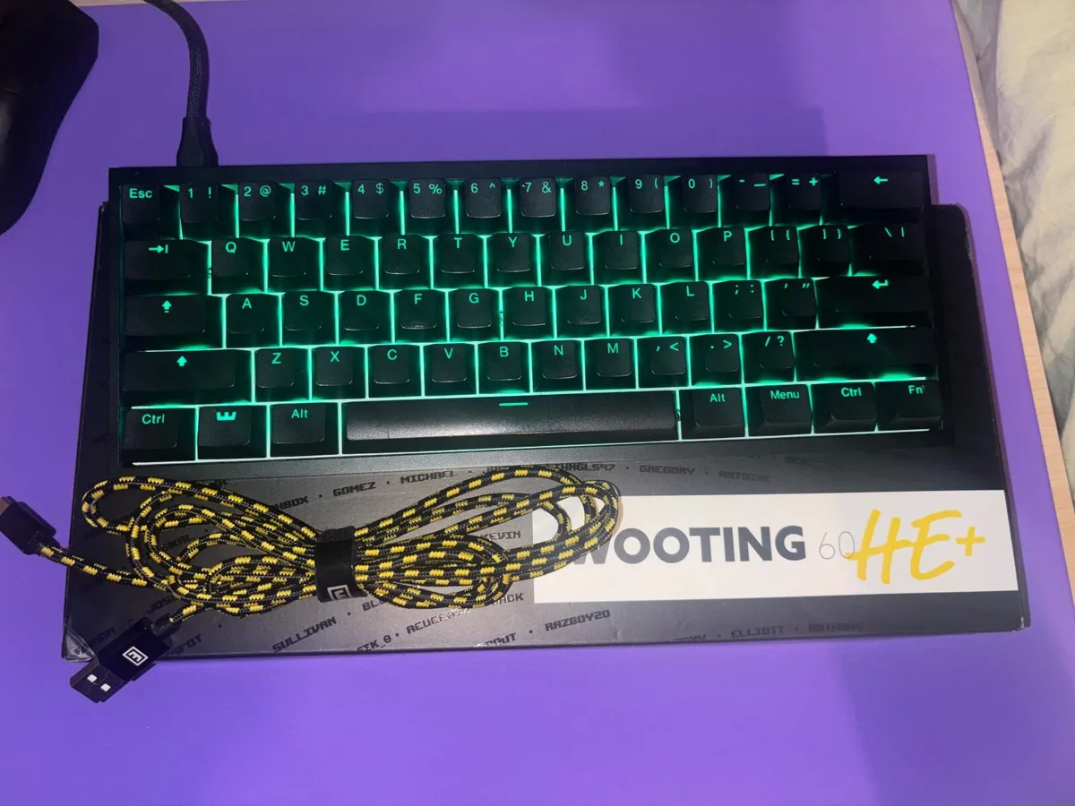 Wooting 60HE+ Tofu Redux 60 Case Gaming Keyboard - Image 1