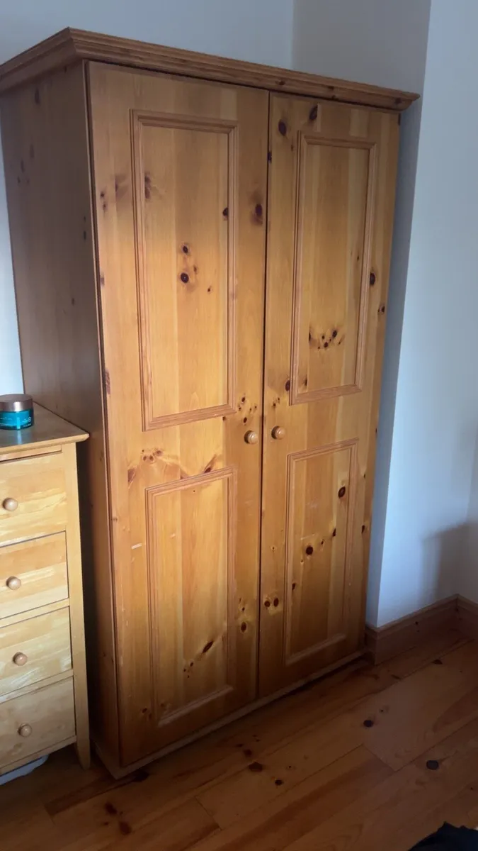 Traditional Pine Wardrobe - Image 1