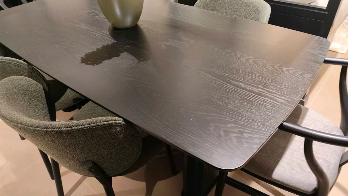 Black Oak Dining Table - Image 2