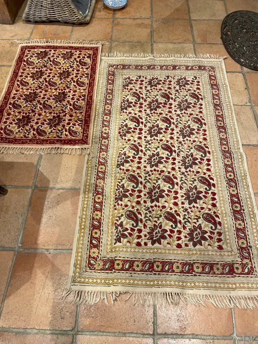 2 Indian carpets