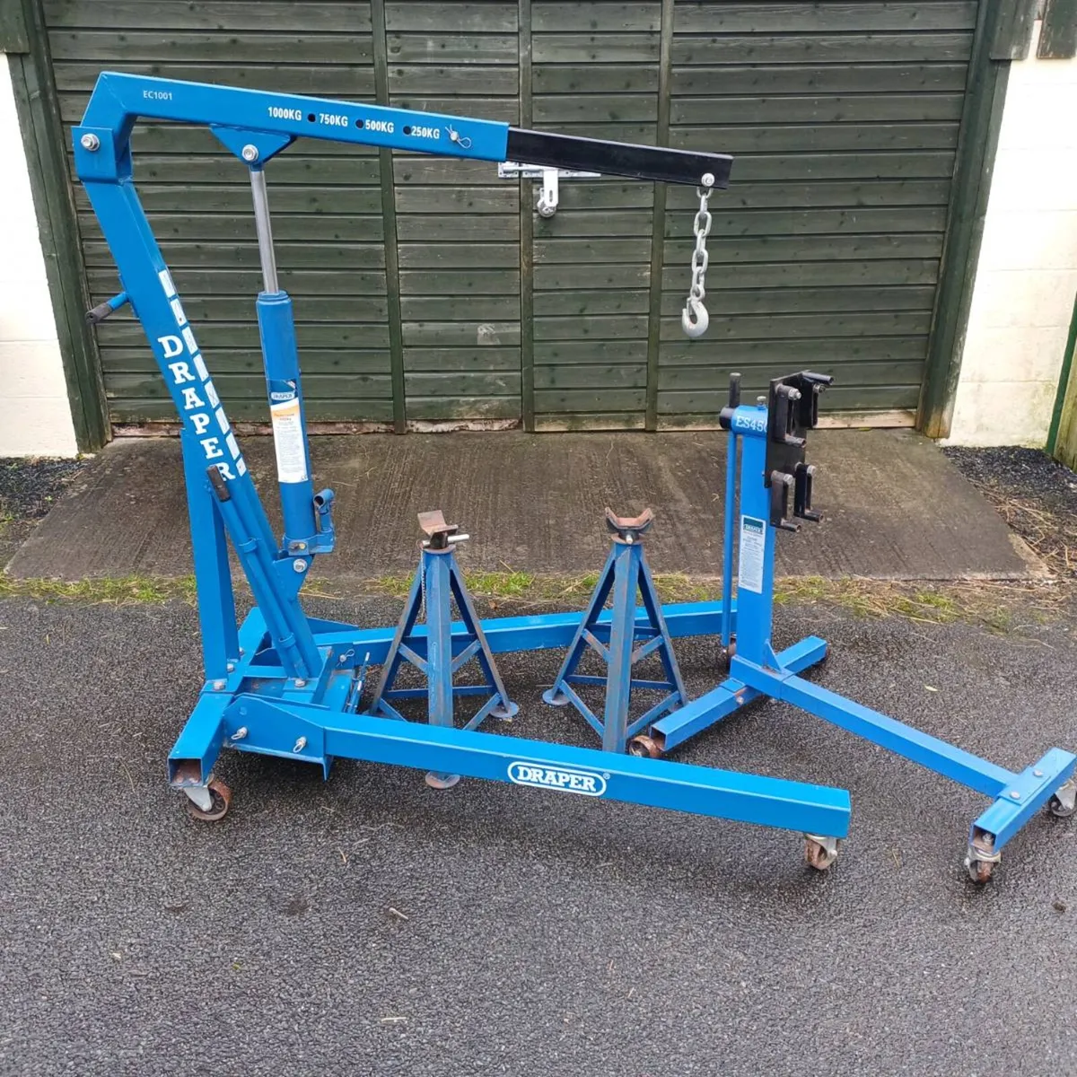 Draper Engine Crane, Engine Stand, Axel Stands, Jo - Image 1