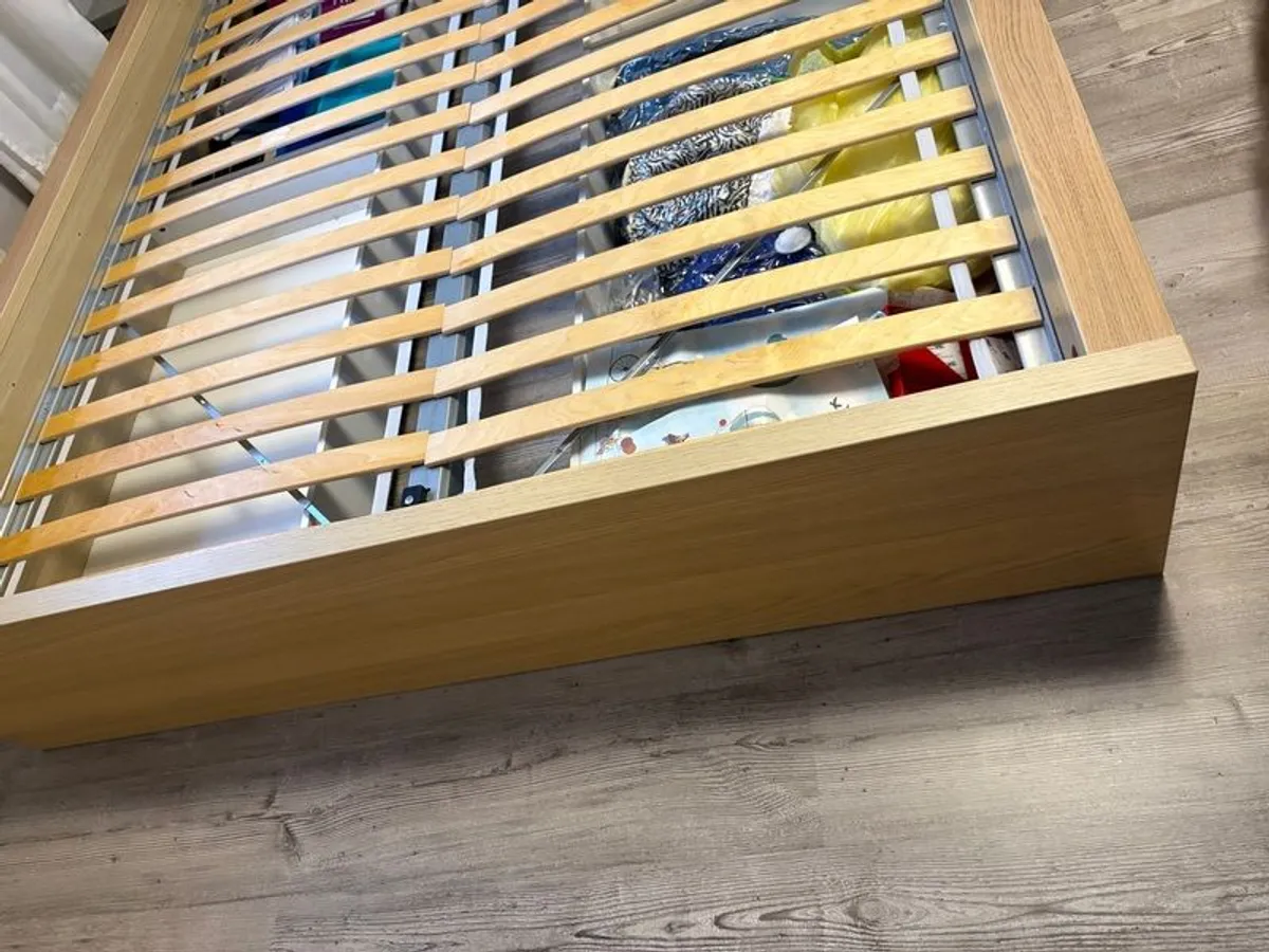Bed Frame King Size With 4 Storage Drawers - Image 3