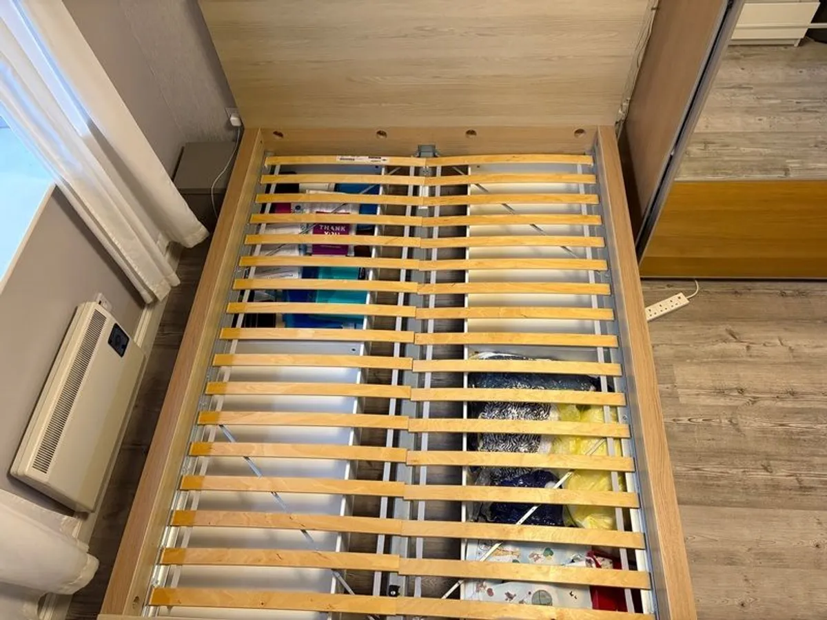 Bed Frame King Size With 4 Storage Drawers - Image 1