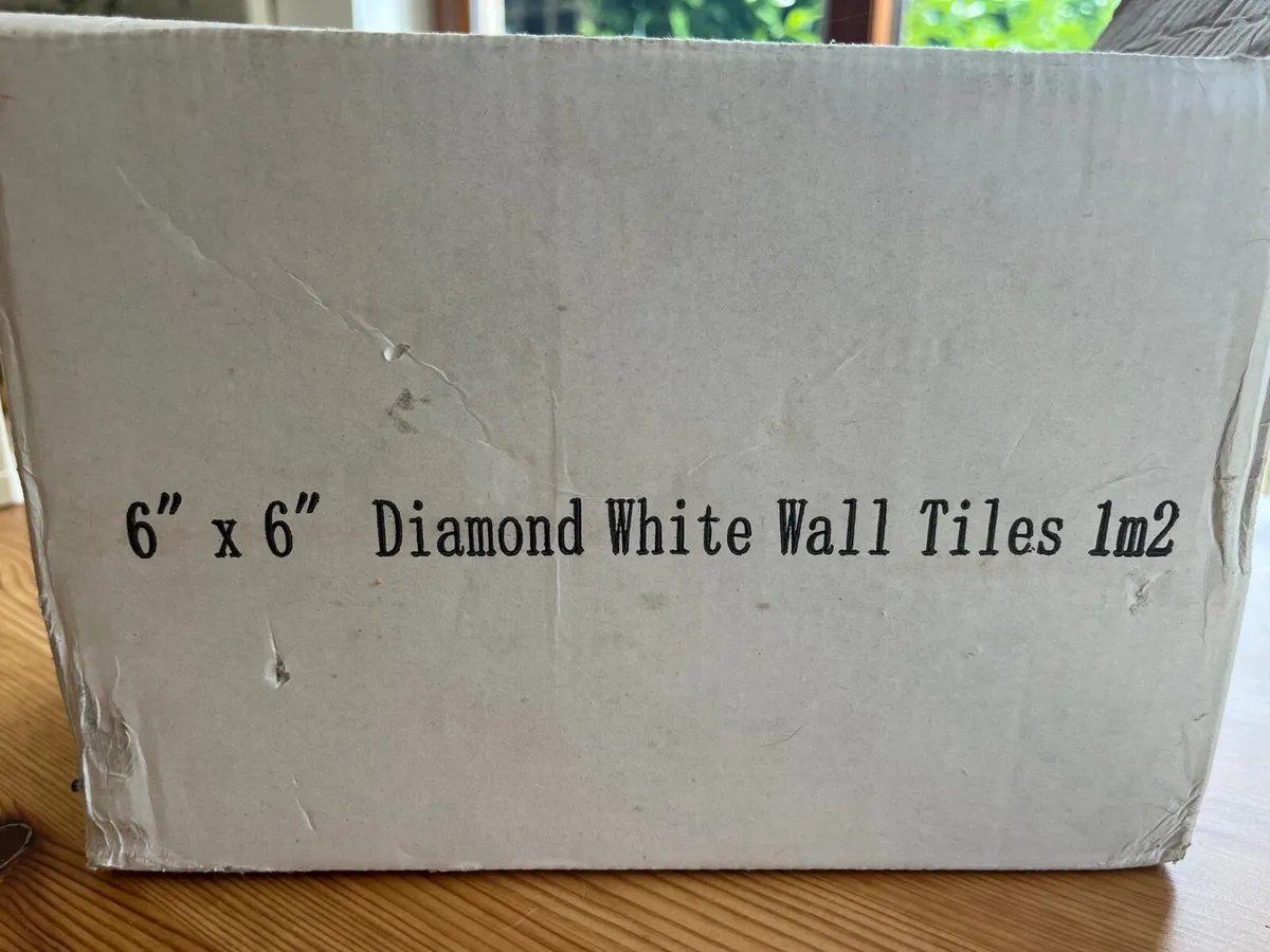 White Tiles 6x6” - 9 boxes - Image 1