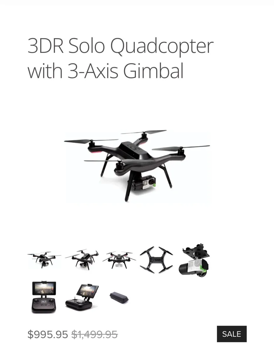 Solo 3DR drone - Image 1