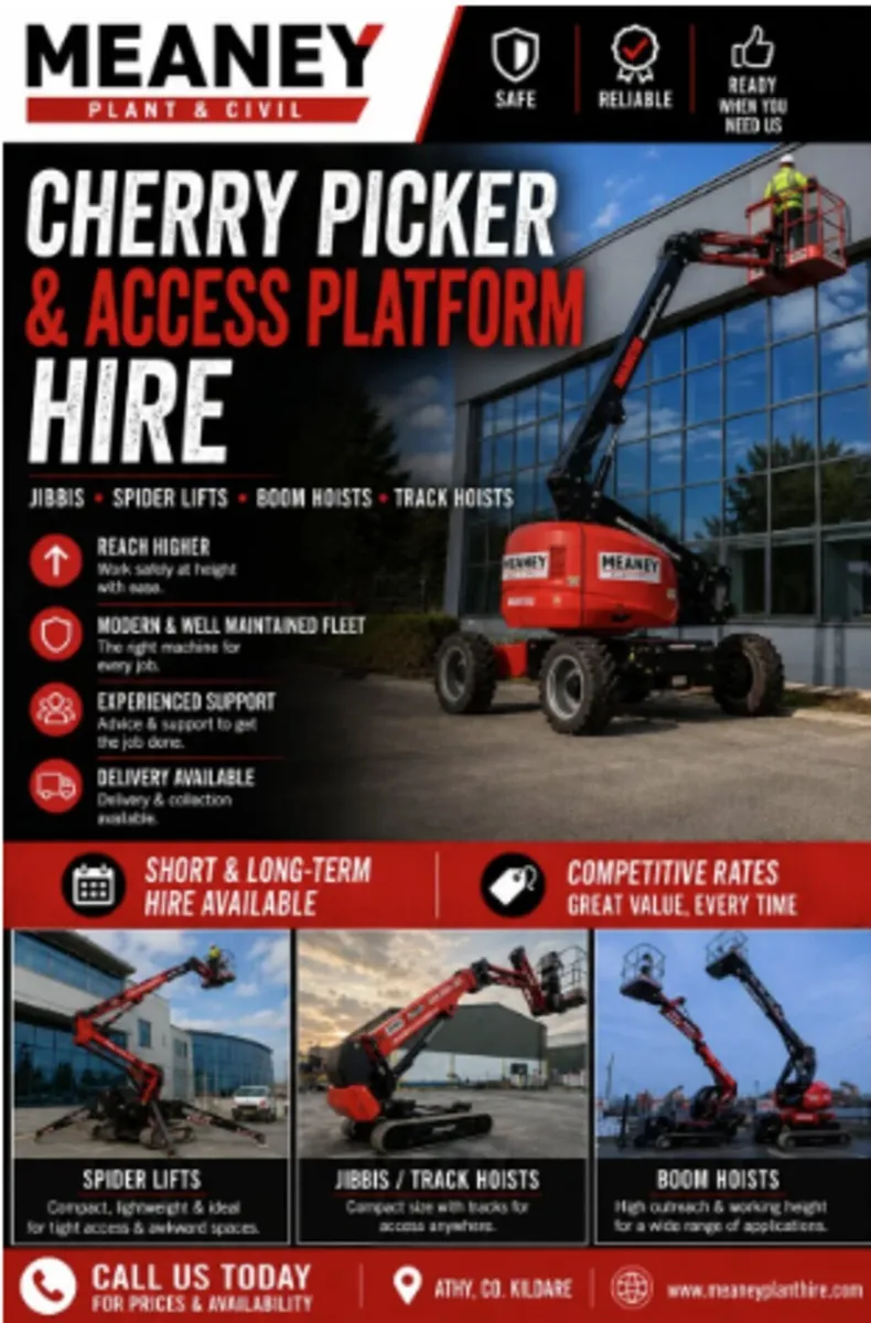 CHERRY PICKER & ACCESS PLATFORM HIRE!!