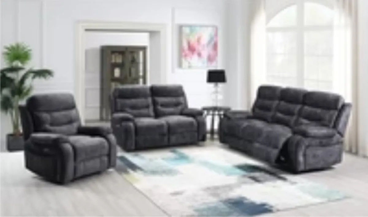 Carrie Electric Reclining 3 Seater Sofa - Image 2