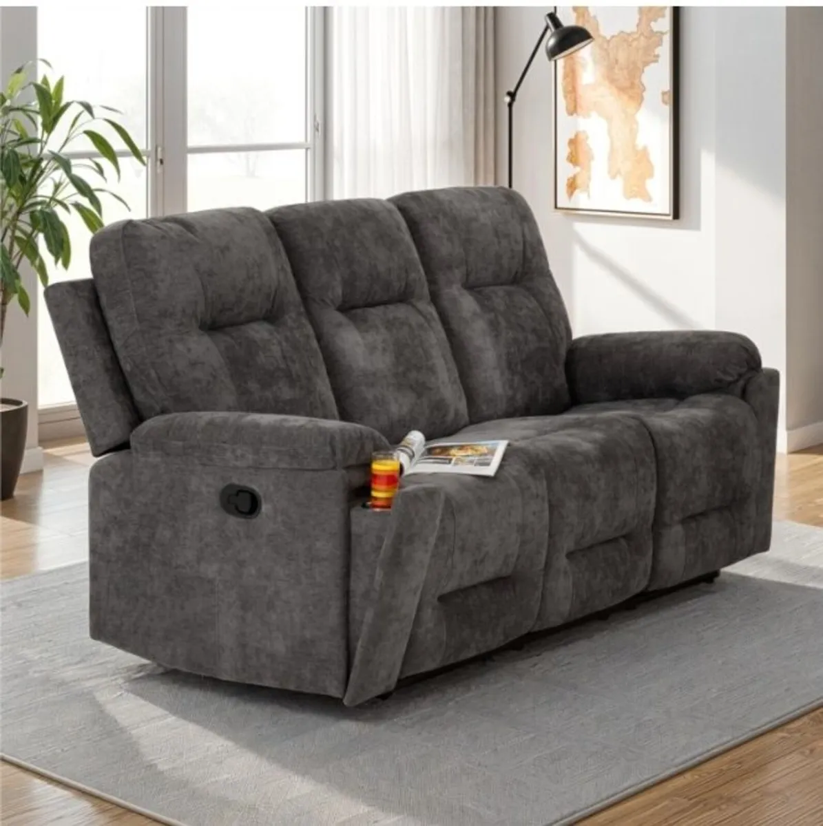 Guildford 3 Seater Recliner Sofa - Image 3