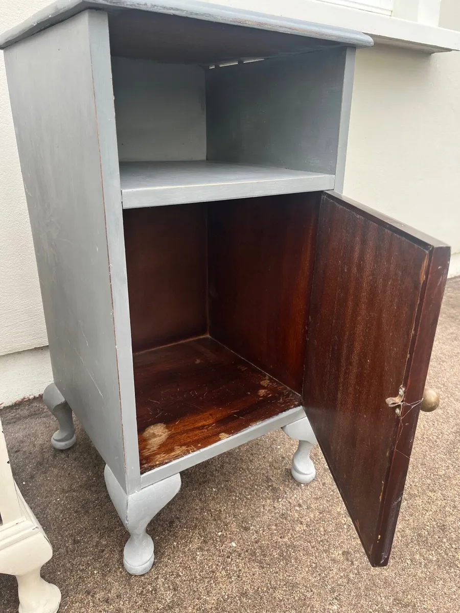Mahogany Bedside Lockers - Image 2
