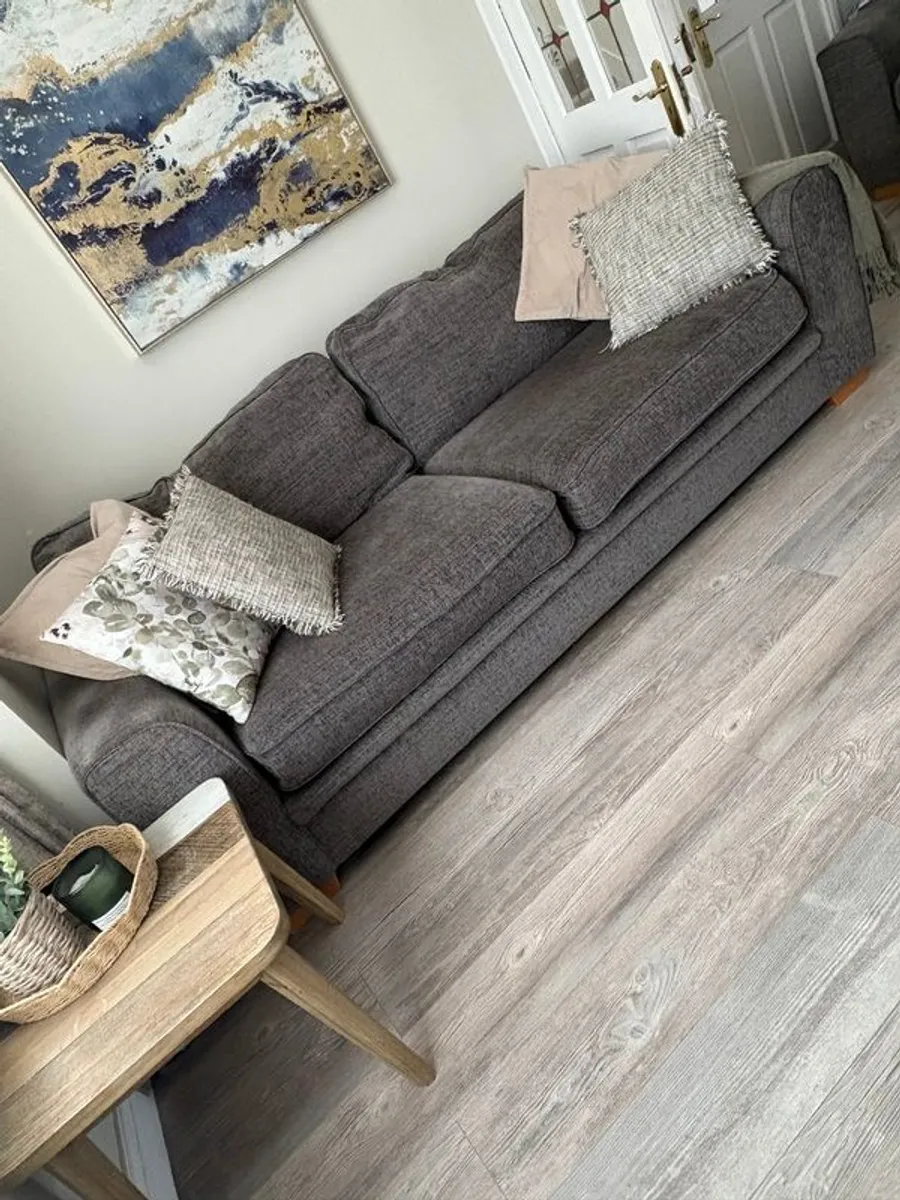 Quick sale : 3 Seater Couch Ed Living Grey - Image 1