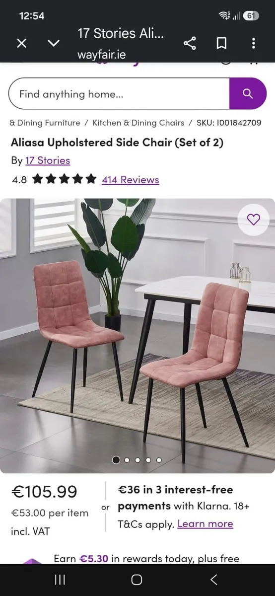 Dining chairs