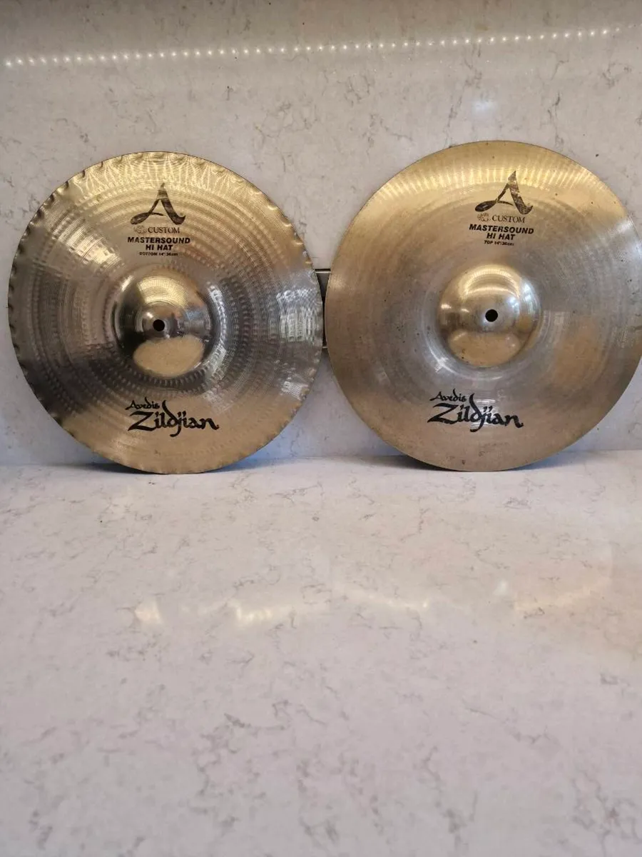 Zildijan A Custom 14 inch hi hats for sale - Image 1