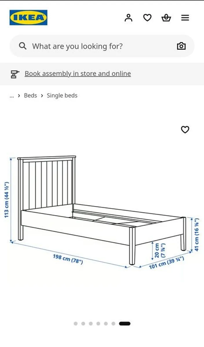 Ikea Gullaberg single bed - Image 4
