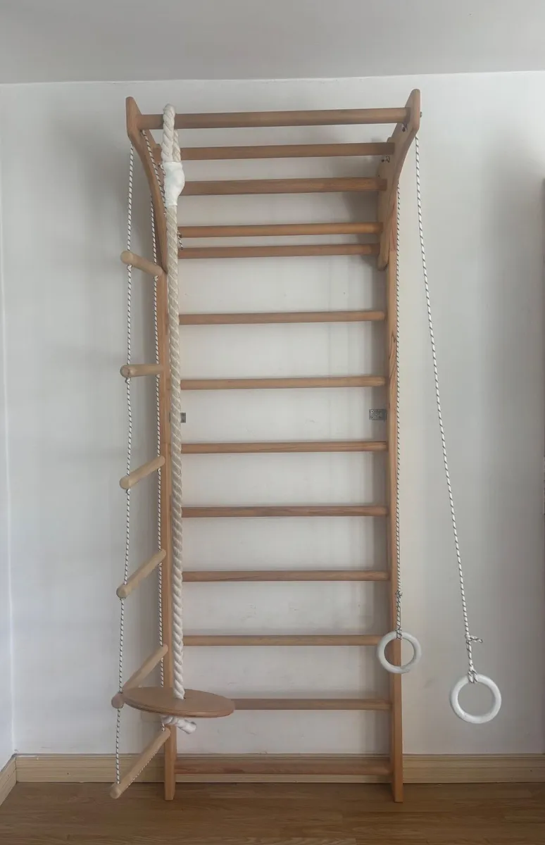 Wooden Gymnastics Wall Bars – TEENAGER, 220 cm - Image 2