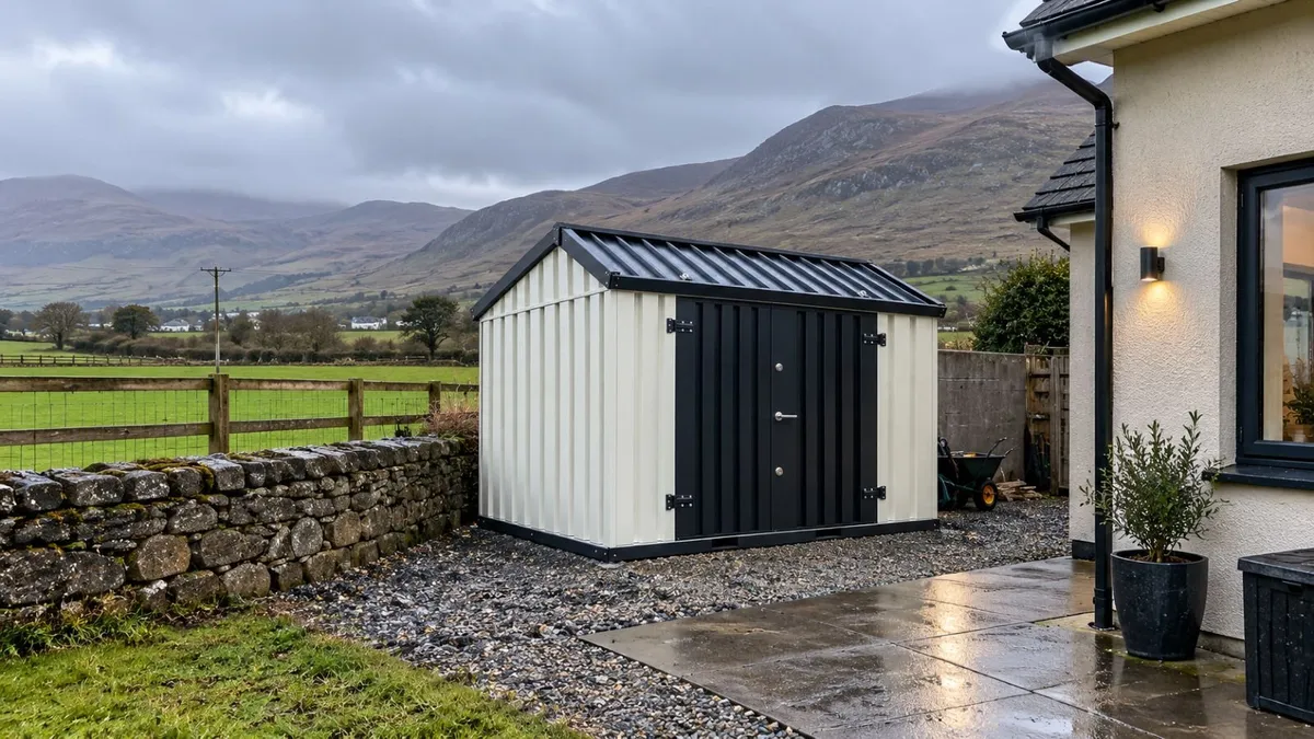 Steel Storage Shed with Self Foundation 2x3 - Image 1