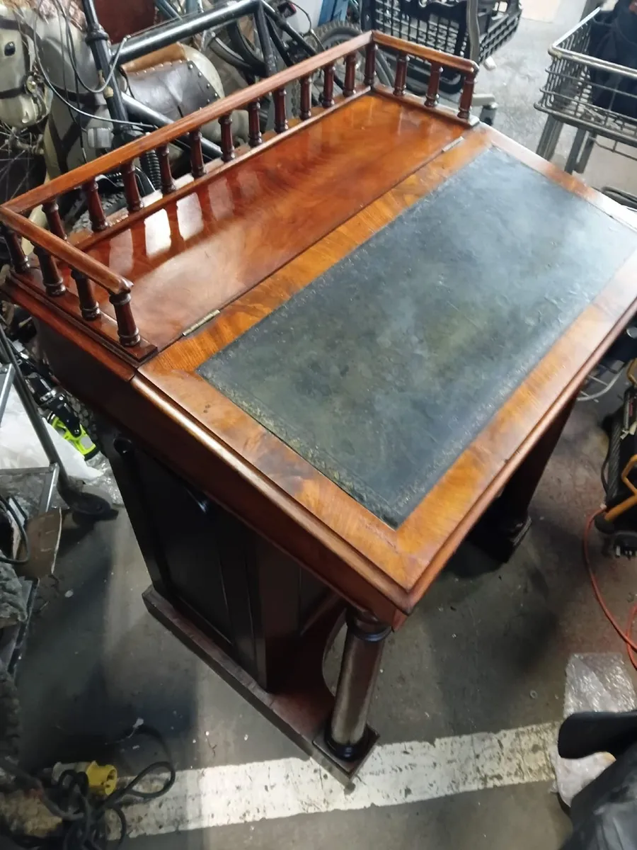 Antique Mahogany Davenport / Writing Desk Delivery - Image 2