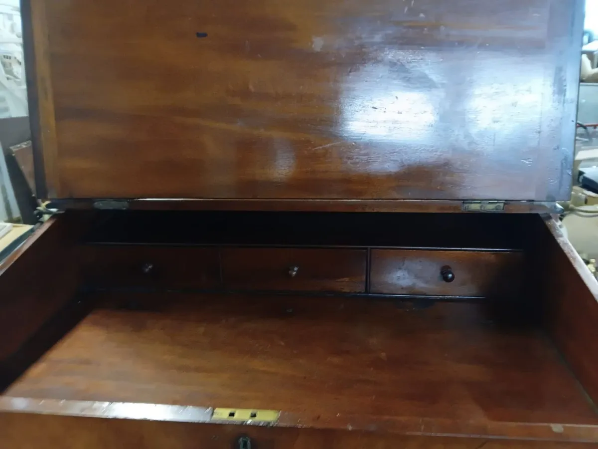 Antique Mahogany Davenport / Writing Desk Delivery - Image 4
