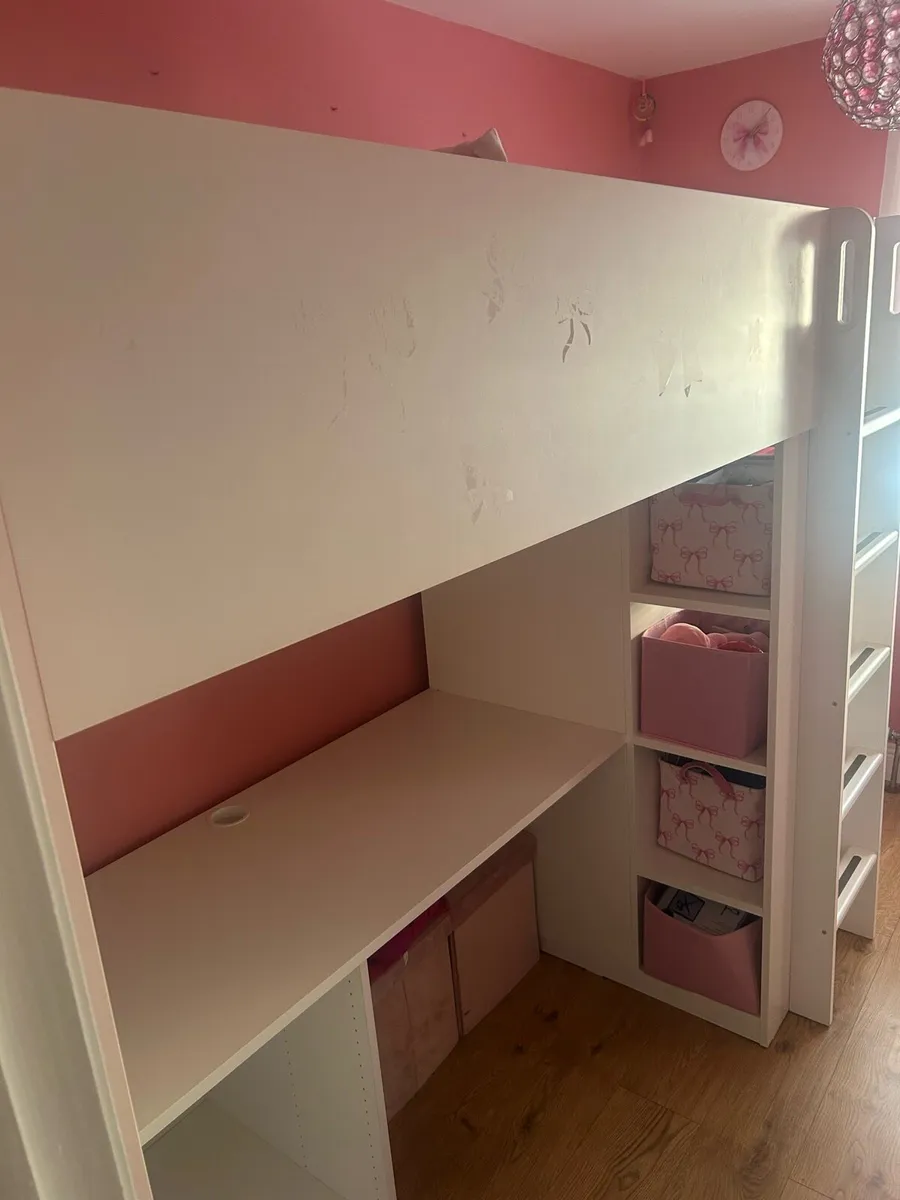 IKEA SMÅSTAD loft bed desk - Image 4