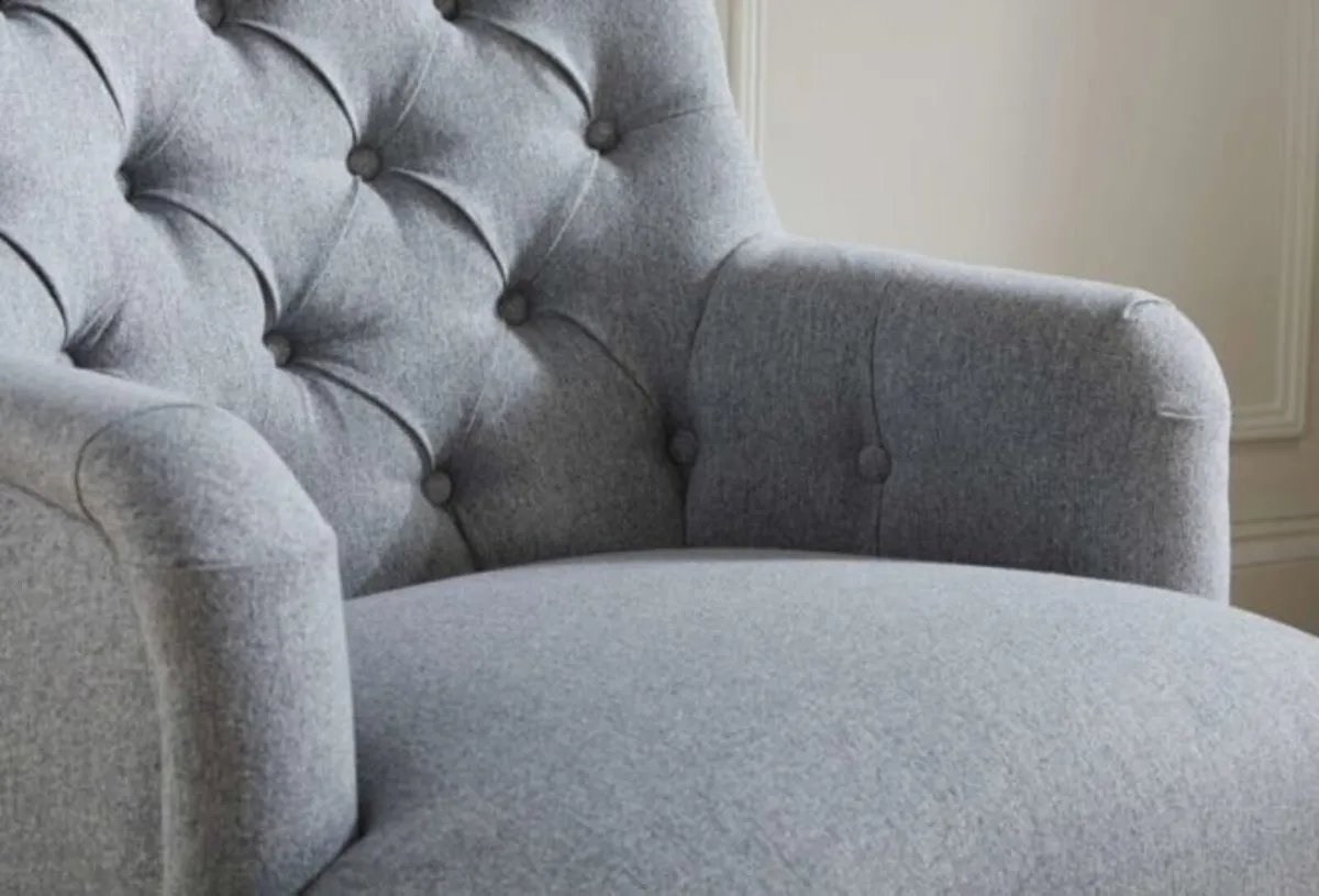 Padstow Button Back Armchair - Image 3