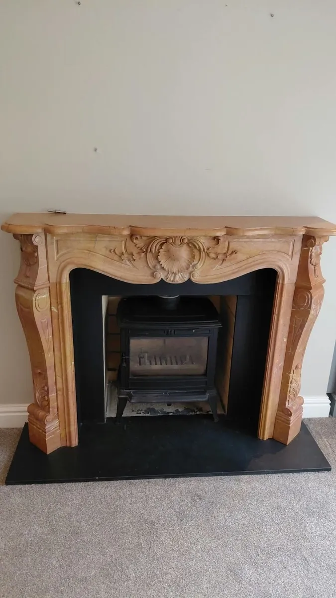 Luxury XV Louis Style Siena Gold Marble