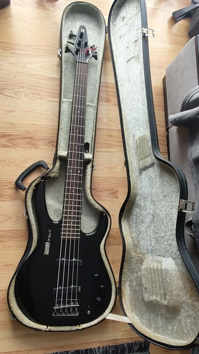 Hohner 5-string active B Bass V 90's - Image 1