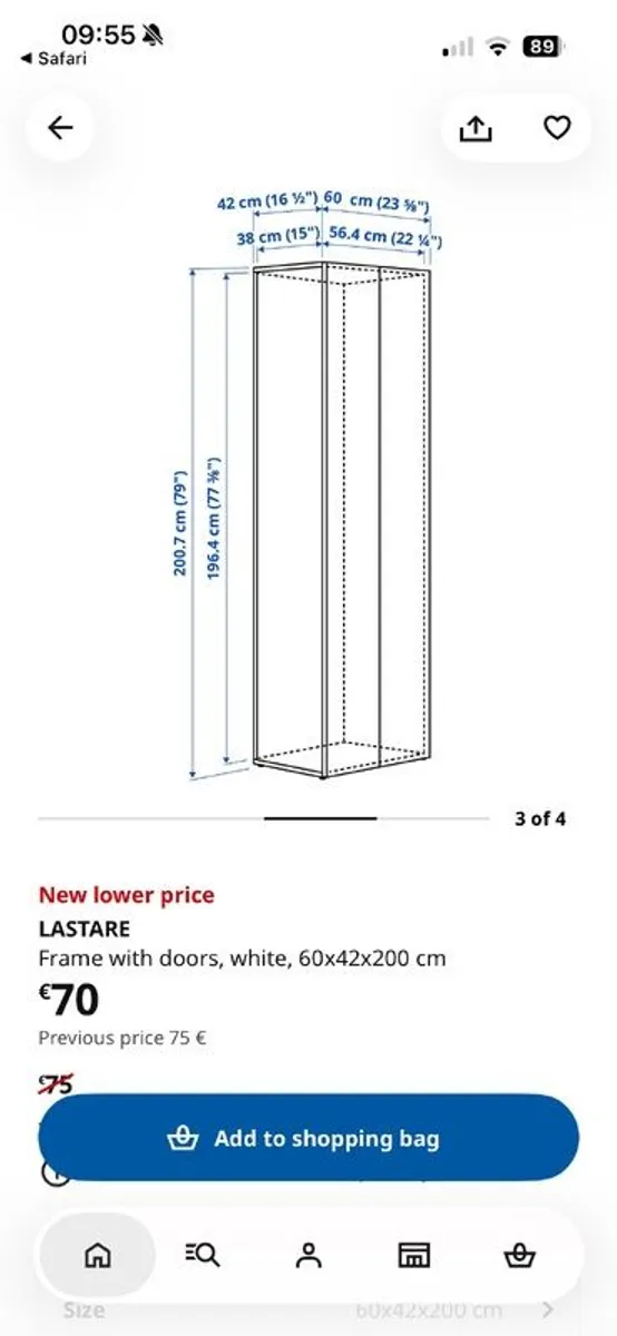 Lastare IKEA wardrobes - Image 1