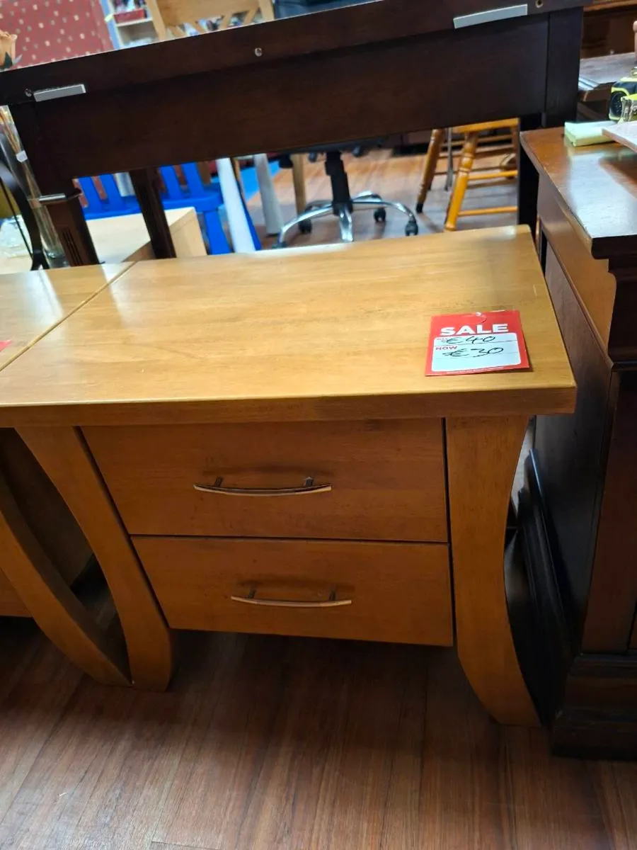 BEDSIDE LOCKER X 2 - Image 1