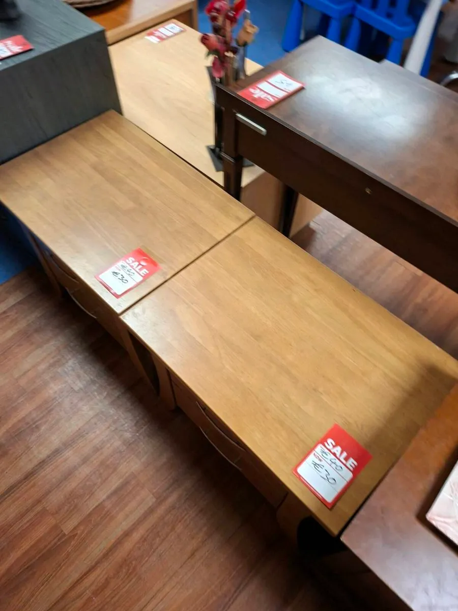 BEDSIDE LOCKER X 2 - Image 2