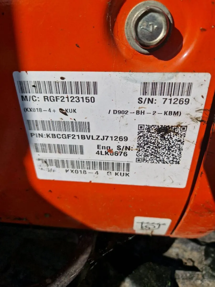 Kubota kx018-4 - Image 3