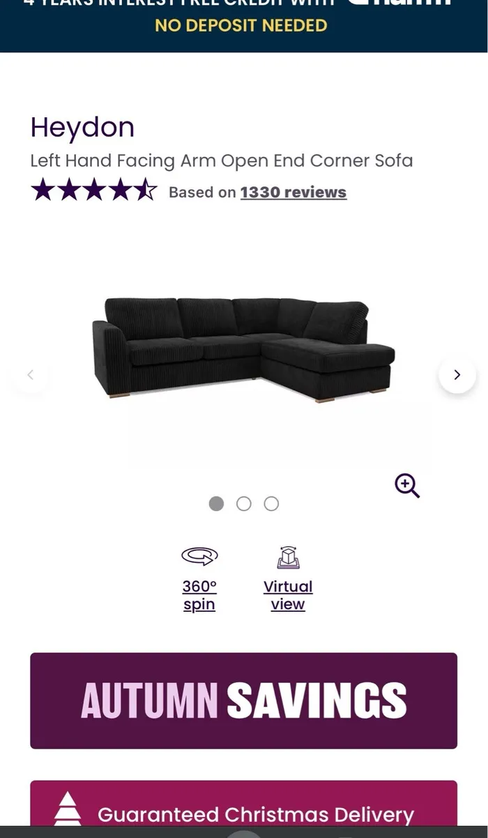Dfs Corner sofa - Image 3