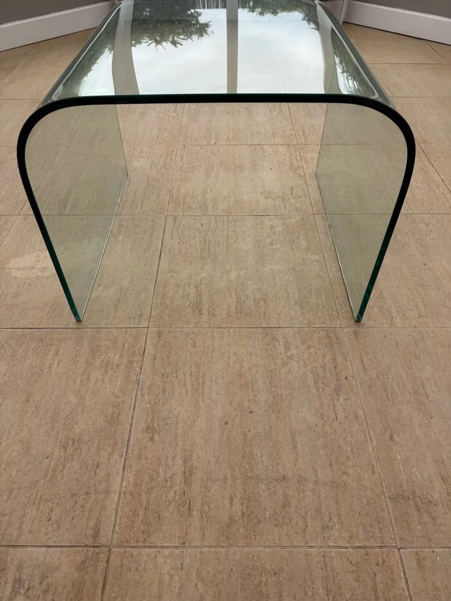Glass coffee table - Image 3