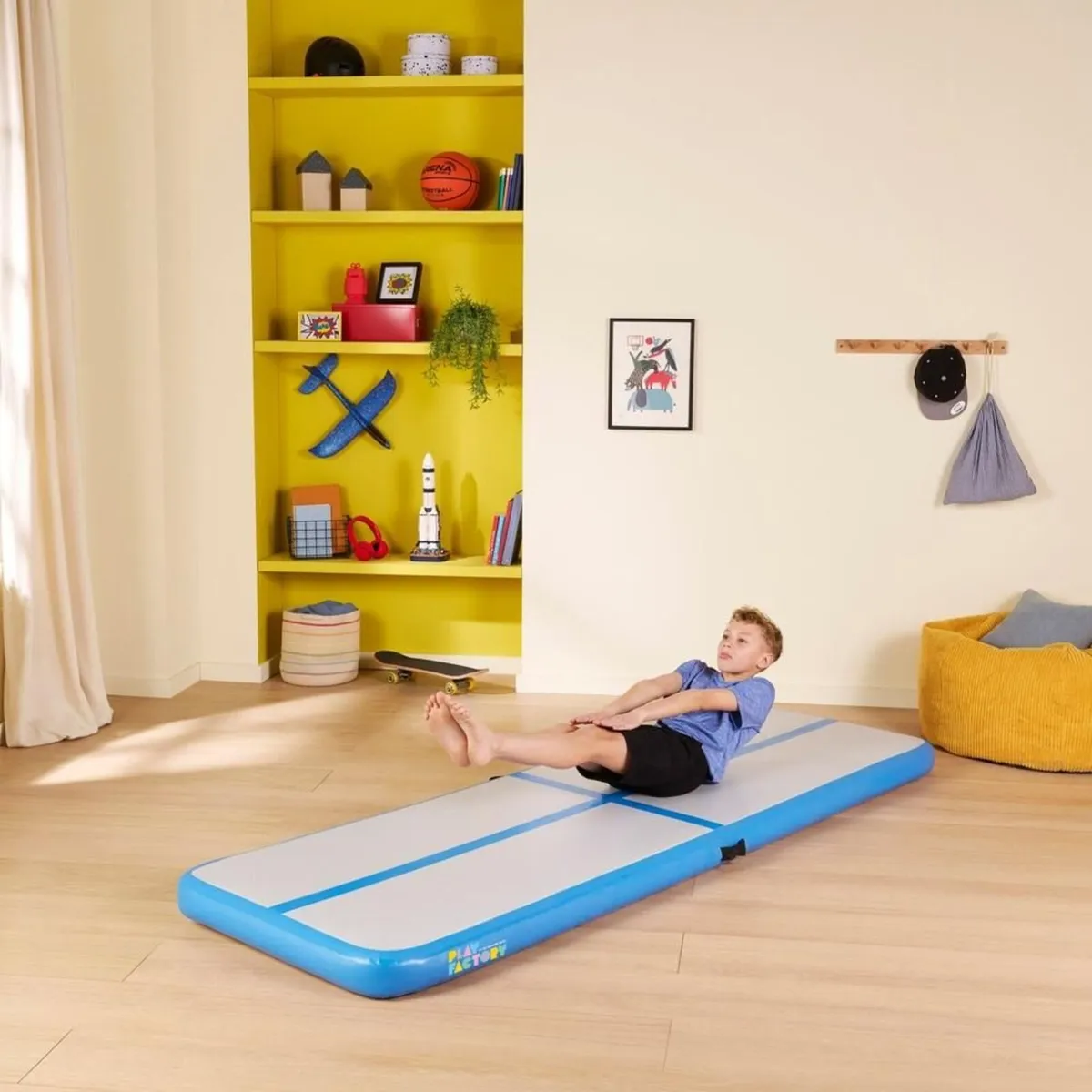 Brand New Gymnastics Air Track – Smyths – Unused - Image 1