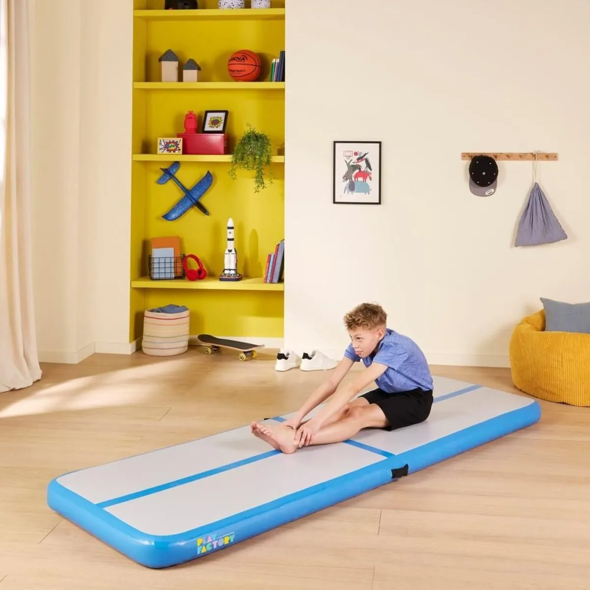 Brand New Gymnastics Air Track – Smyths – Unused - Image 2