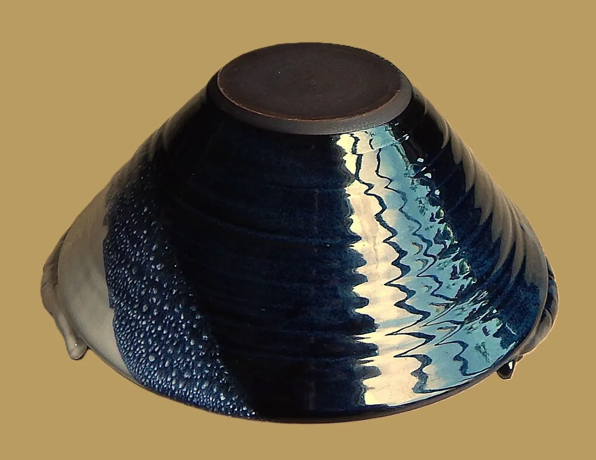 2 Paul Maloney ‘Ocean’ Pottery Bowls - Image 2