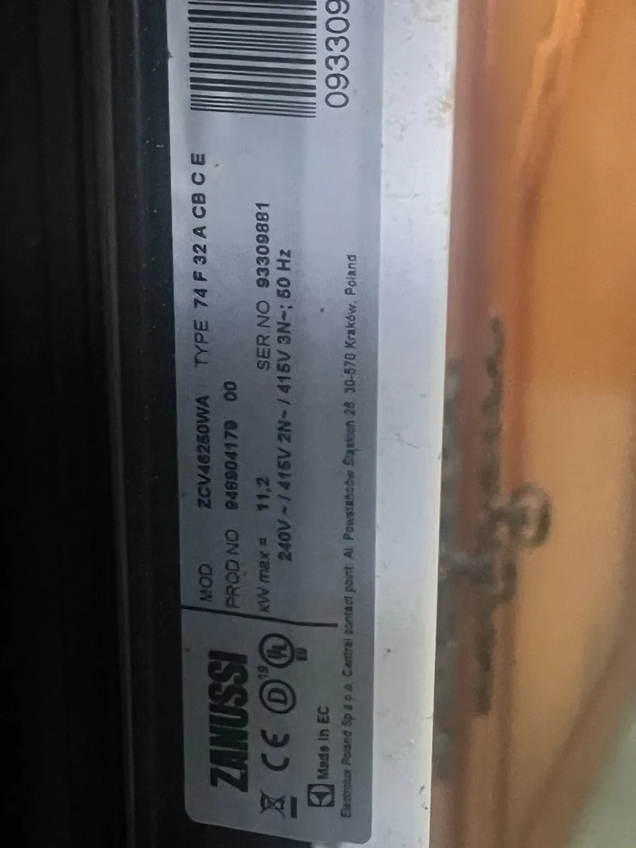 Zanussi Freestanding Electric Cooker - Image 2
