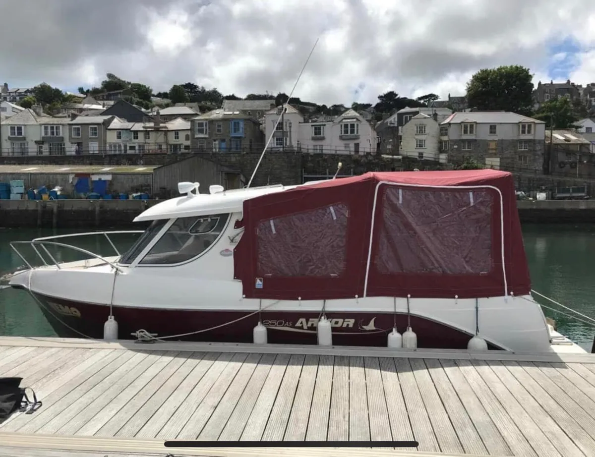 Arvor 250 AS Boat Canopy with Stainless Steel Fram - Image 4