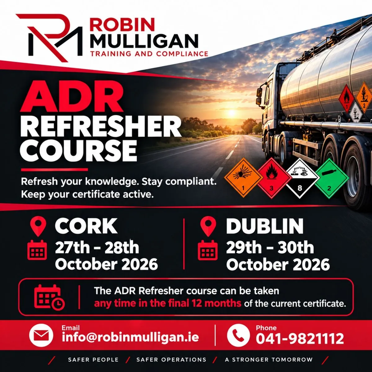 ADR Refresher Course Cork & Dublin