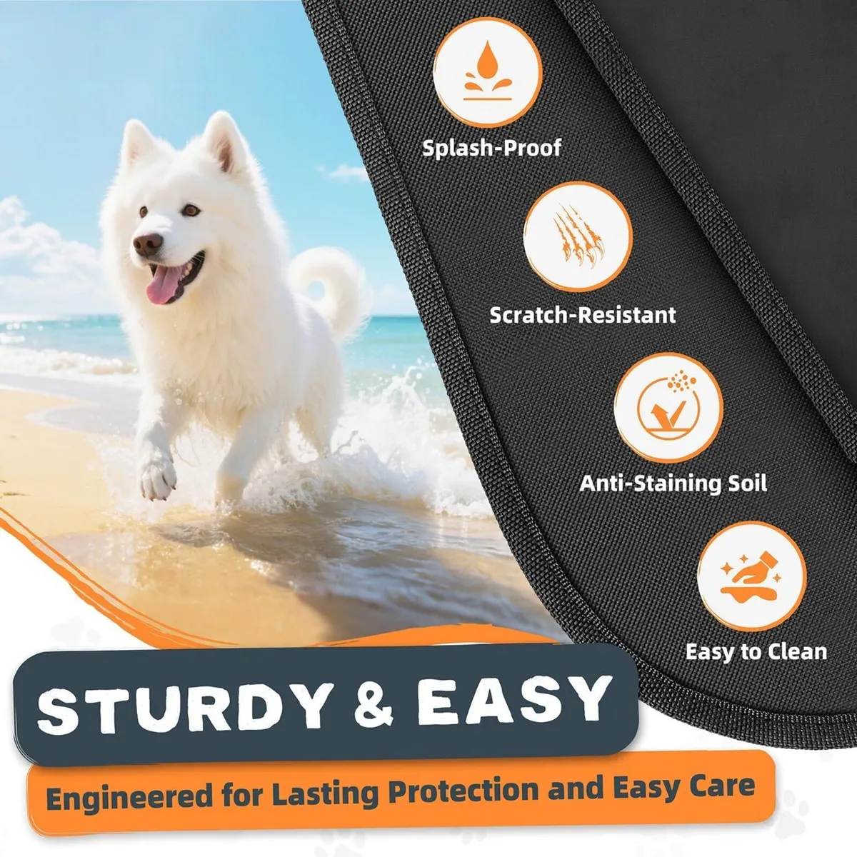 Dog Car Boot Liner Waterproof Pet Cargo Protector - Image 3