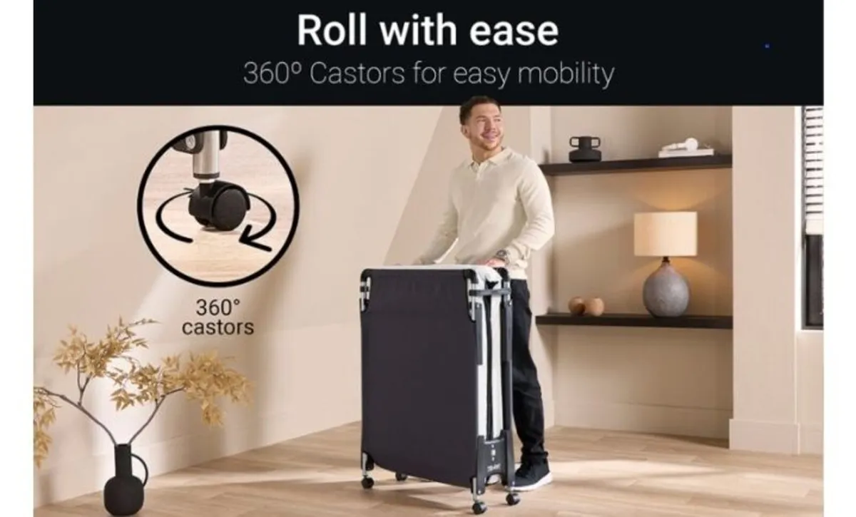 HE70 Hideaway Folding Bed with e-Fibre™ Mattress - Image 1