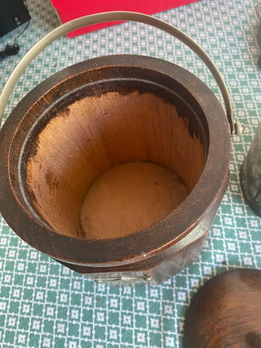 Antique biscuit barrel - Image 4