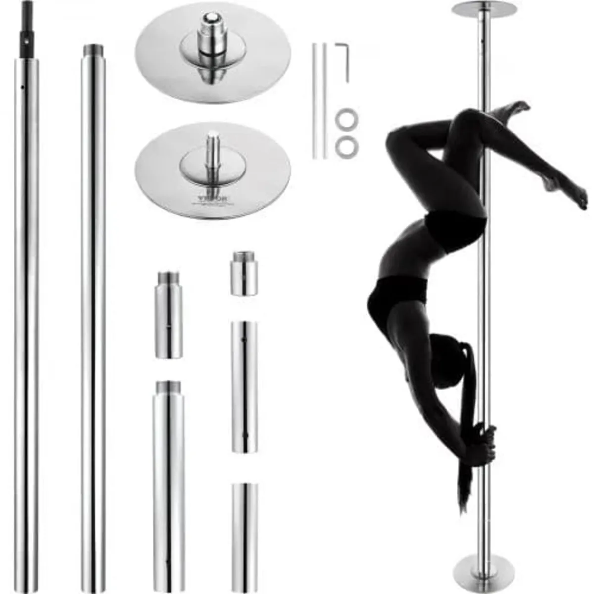 Professional Dancing Pole, Spinning Static Dancing - Image 1