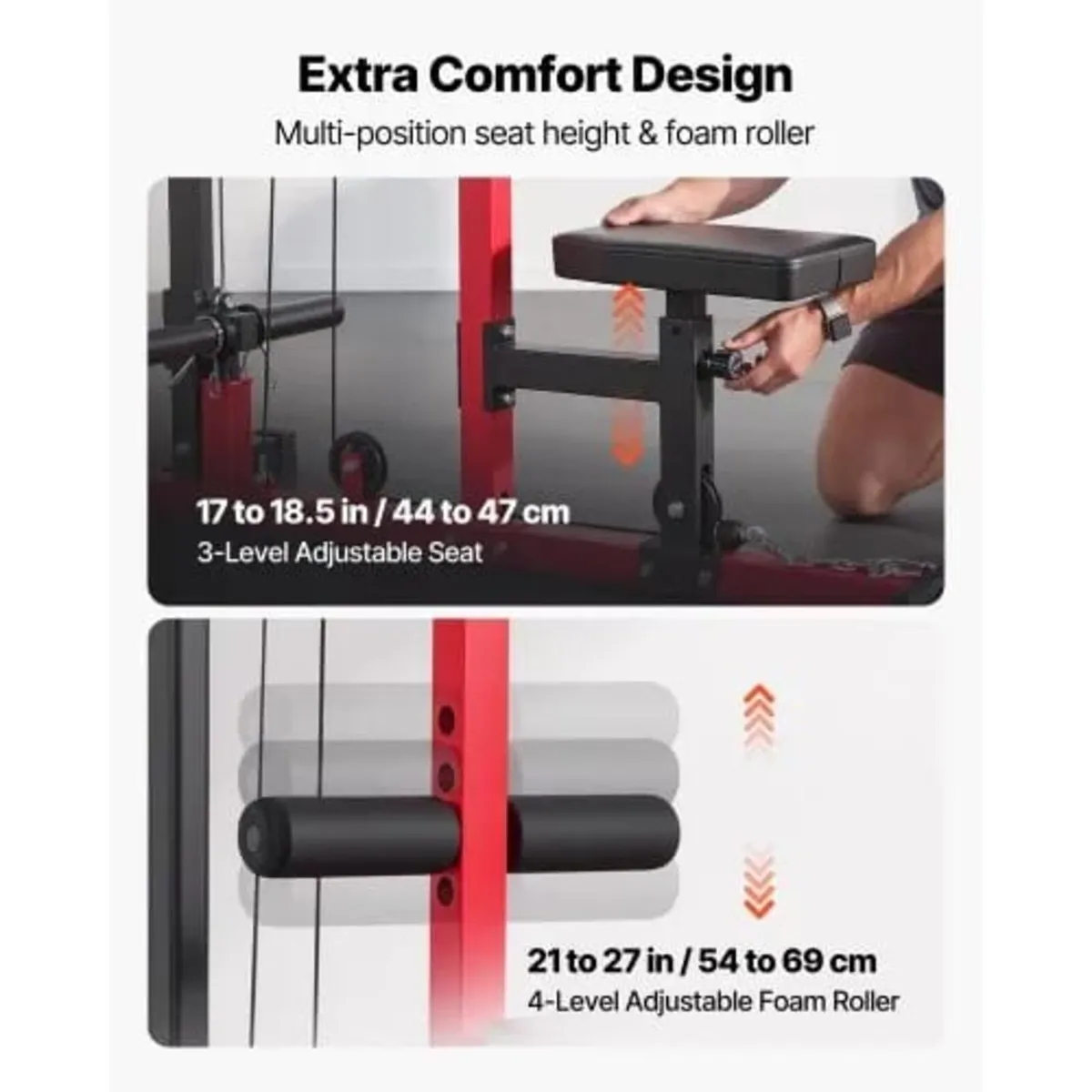 LAT Pull Down Machine, 2-in-1 Row Cable Machine, C - Image 4